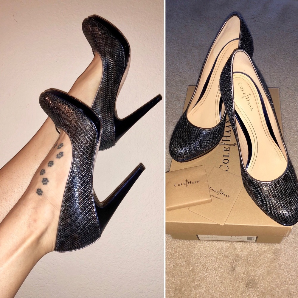Cole Haan “Chelsea” sequin pumps w/Nike Air